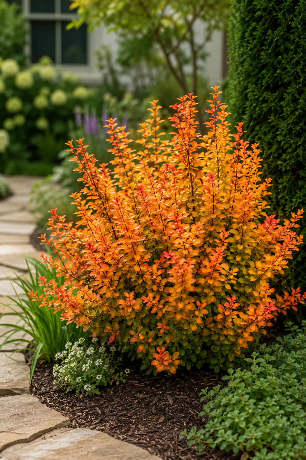 Epine-vinette (Berberis (x) thunbergii Orange Ice)