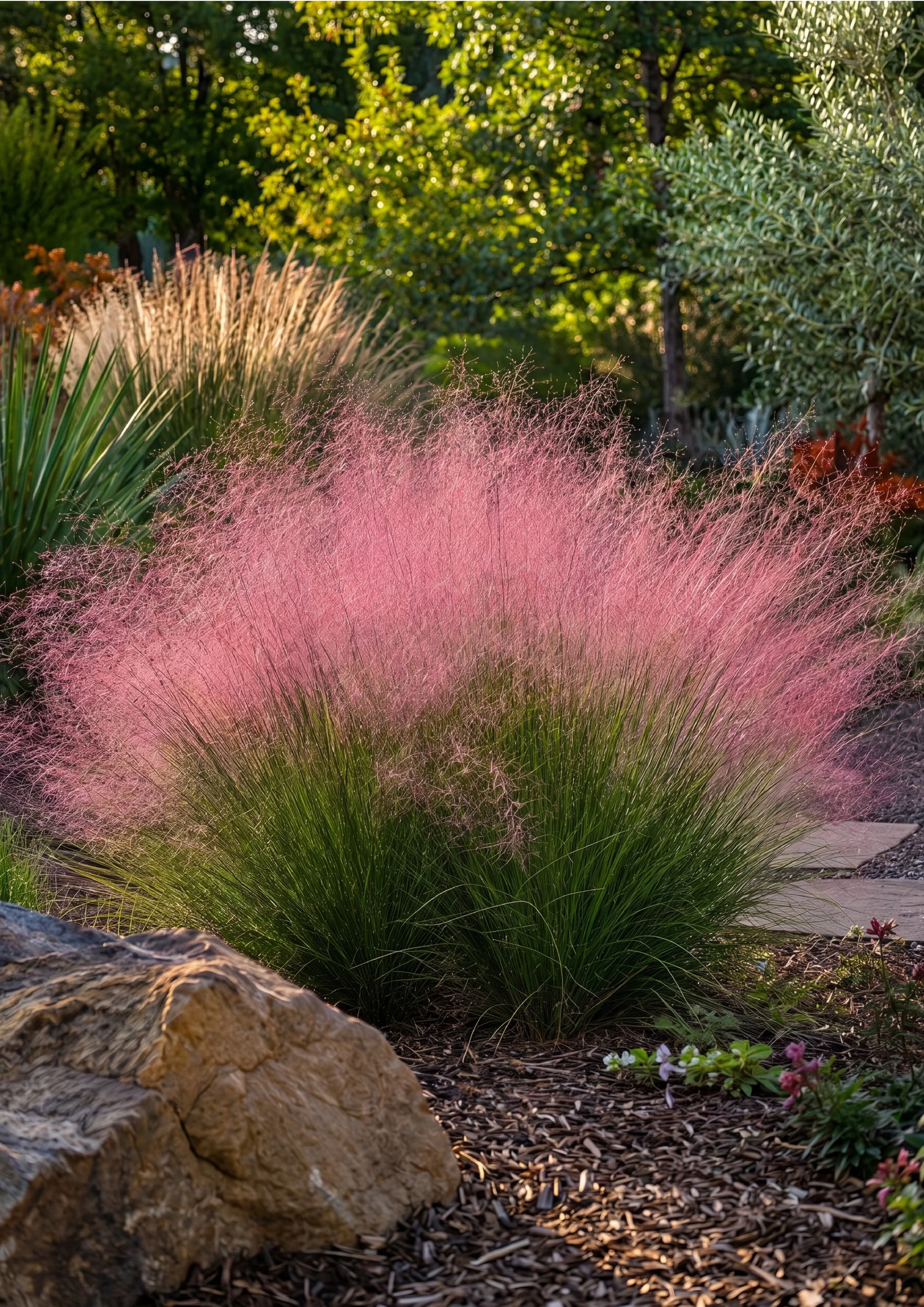 Graminée Vaporeuse Rose (Muhlenbergia capillaris)